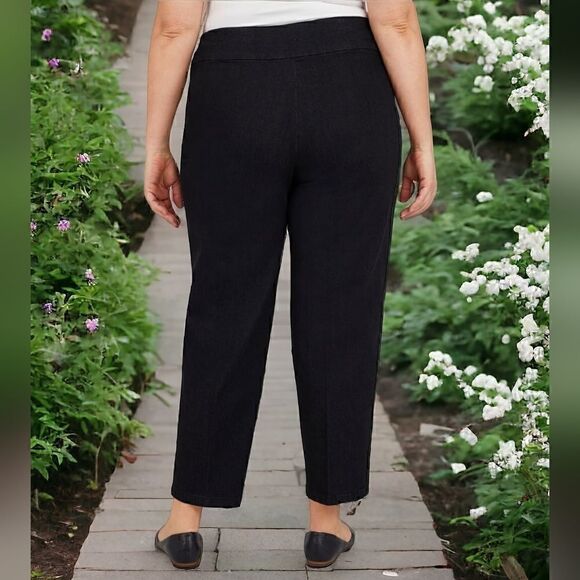 Alfred Dunner Women's Allure Slimming Plus Size Stretch Pants Size 24W - Picture 2 of 6